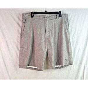Da Hui Hybrid Golf Shorts Men's 38 Gray Performance Casual Walking‎ Activewear